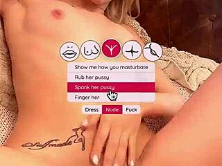 i admire christy white's greek beauty in interactive scenes