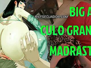 Mother in law dominates stepson with big ass