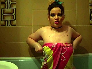 Taking A Relaxing Bath In The Tub