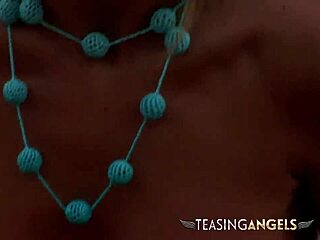 Blonde Teases on Beach, Gets Wet, Strips Naked for Your Hungry Eyes