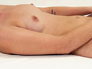 Up Close: Petite 18+ Blonde Khloe Kingsley Demonstrates Intense Solo Female Masturbation Orgasm In Full Scene