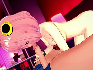 Anya gets hot playing with her bust