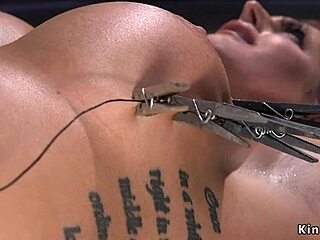 Why does this huge-tits redhead slave crave spanking?