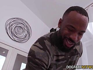 dark haired selena ivy gets two huge black cocks from her roommates