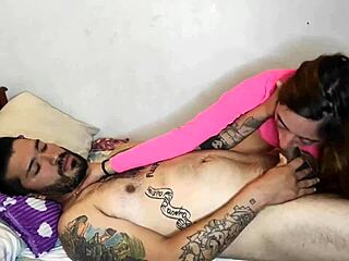 Cute Teen 18+ Rides Cock and Gets Cum in Mouth