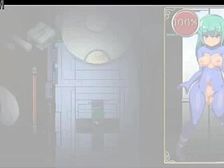 Giant Tits Mechanical Angel Drains Futa Dick in Game