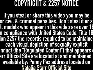 blonde darcie dolce teases with her big pussy lips in lingerie