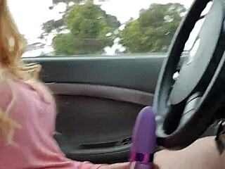 Hot milf caught masturbating in her car, what now?