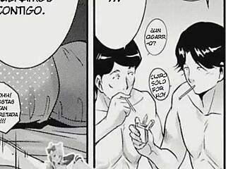 Milf wife gimes for old man in group hardcore scene