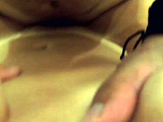 Tight Round Ass MILF Fucked Hard, Navel Filled With Cum