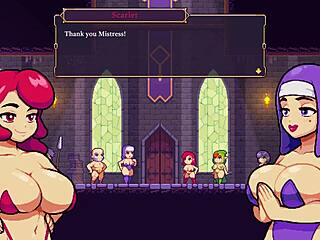 SCARLET MAIDEN ALL BOSFIGHTS HENTAI GAME!