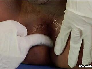 Couple explores intense emotions in femdom anal fucking session