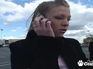 Leah Luv Fills Her Hairy Teen Twat With Cock. Then She Takes It In Her Bubble Butt.