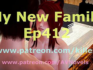 Big tits MILF in new family cartoon game