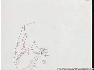 Anime teen 18+ gets roughly fucked in tight pussy by monster cock in fetish scene