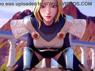 League of Legends hentai compilation with monster cock and creampie action.