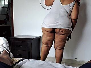 Stepmom Helps With TV Then Swallows Big Cock