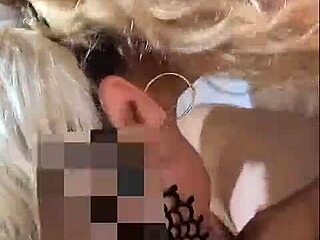 Feliz Navidad Cuckold Pam Hotwife Fucks Schoolgirl Style Without Condom in Front of Husband Who Joins In