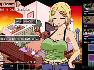 Big tits blonde stepsister's pussy destroyed in hentai