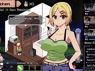 Big tits blonde stepsister's pussy destroyed in hentai