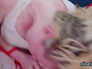 Slutty cutie was brought in anal loony bin for awkward treatment