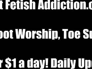 My pretty feet get pampered in a femdom pov session.