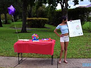 Alicia Reign drilled hard by tattooed Nade Nasty