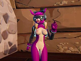 'Furry character with big ass in dj bop showcase?'