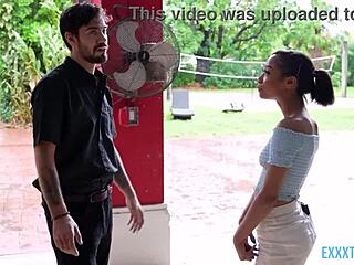 Alicia Reign drilled hard by tattooed Nade Nasty