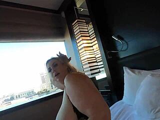 Curvy milf gets fucked by big black cock in vegas