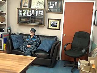 violet navy casting, rough and raw