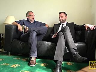 British Subslut Gets Fucked Hard And Fed Cum!