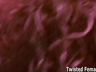 The mistress dominates her slave, making him scream in this bdsm session