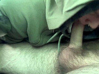 giving a blowjob in the car feels so exciting