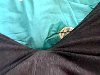 Descriptive scene of peeing in my pants on the bed