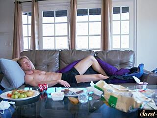 Teen Babe Doggystyled by Stepbro Cumshot