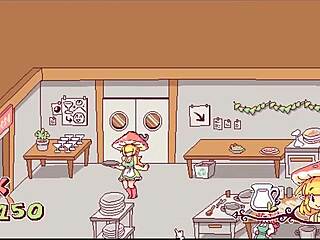 Futanari di funghi futa hentai game ep 1 giving then shemale cum as special sauce in the restaurant