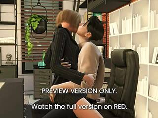 Yo, check this 3D hentai office preview, so rough! 😈