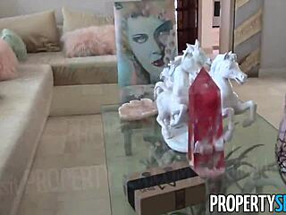 Unboxing Turns into Hot Sex with Blonde Agent