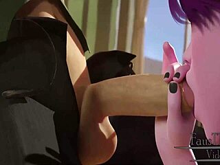 Raven Stays After Class In The Classroom For Extra Lessons