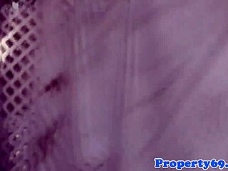 I got a pov closeup of the classy realtor's upskirt in stockings