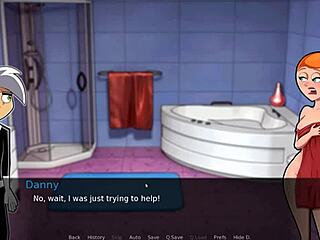 amity park shower fun with uncensored parody