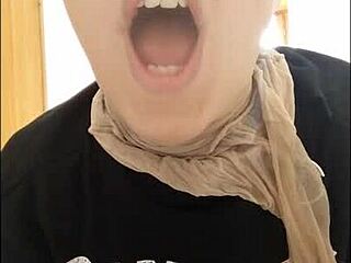 with stockings on my face, i look like a pig