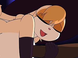 Vanilla the rabbit as sexy witch