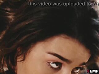 Kylie Rocket feels excited riding big cock. She loves doggy cumshot on her ass.