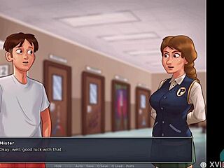 Summertime Saga 32 • Hot Asian Teacher Jerks Student Off