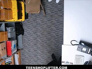 Damn! Tiny 18+ Blonde Catarina Petrov Caught Stealing on Teenshoplifter Com!