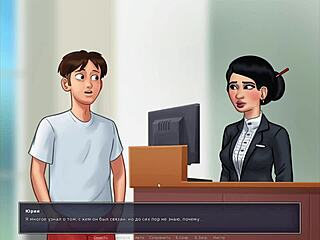 is this summertime saga gameplay making you wet? watch the teen slut in action