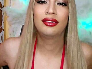 hot transexual in red dress, ready for action?