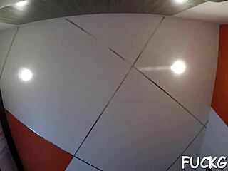 barely legal teen 18+ gets pounded on hidden spy cam